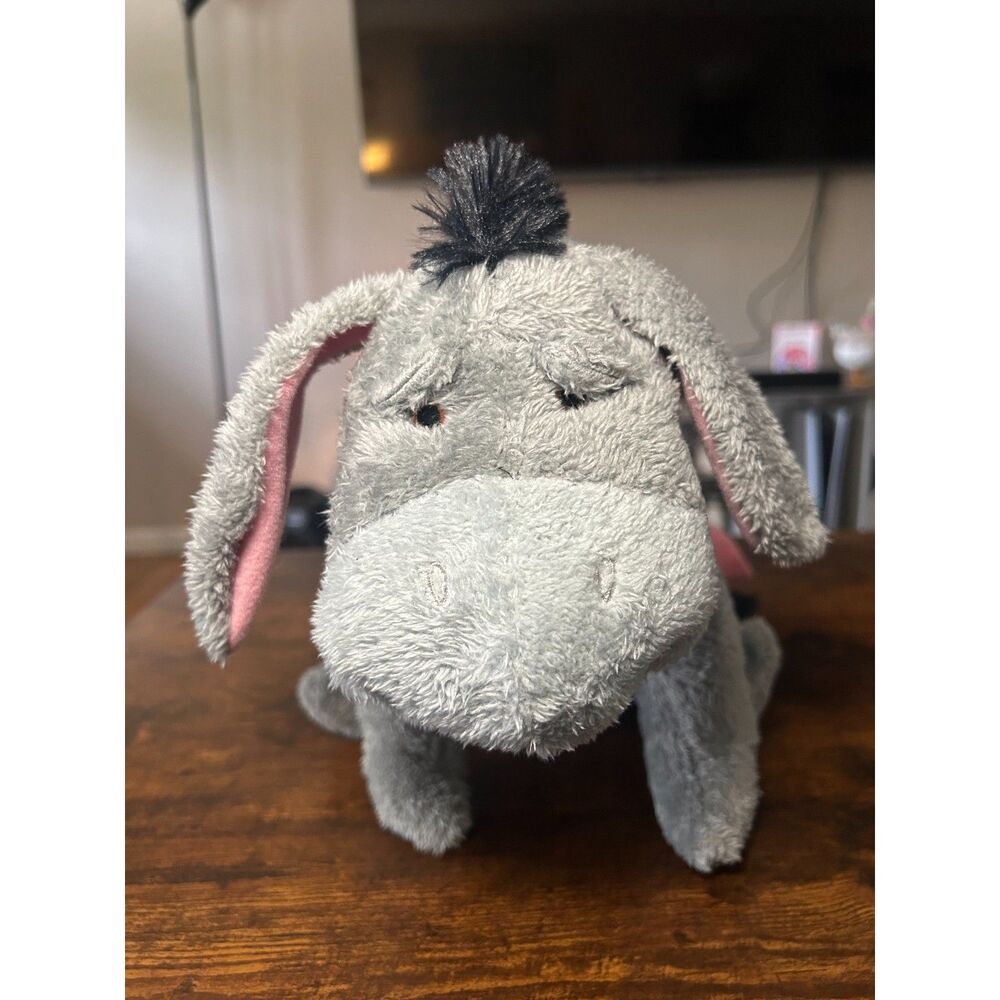 Disney Eeyore Plush Kohl's Cares YOTTOY Winnie the Pooh Shaggy Grey Donkey